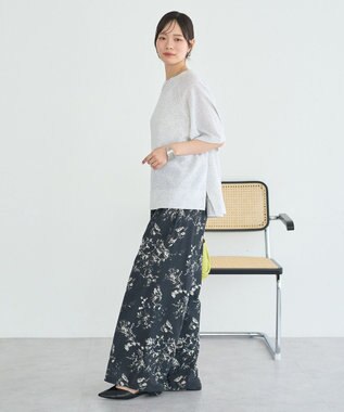 earth music&ecology シアーダンボールプルオーバー Oatmeal