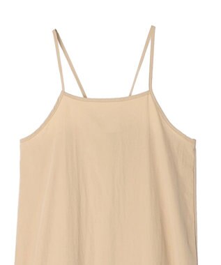 earth music&ecology ティアードキャミワンピース Beige