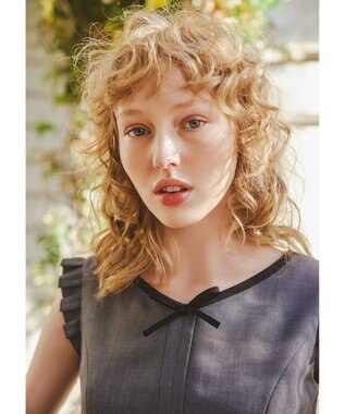 TOCCA 【WEB限定】【洗える！】AFTER RAIN ドレス グレー×ブラック系