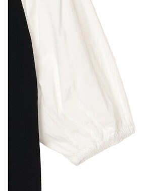 Green Parks ベスト風ドッキングニットプルオーバー Black