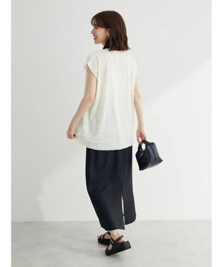 Green Parks フリルカットプルオーバー Off White