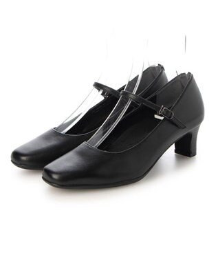 ing <ing>【3E】スクエアトゥパンプス ブラック