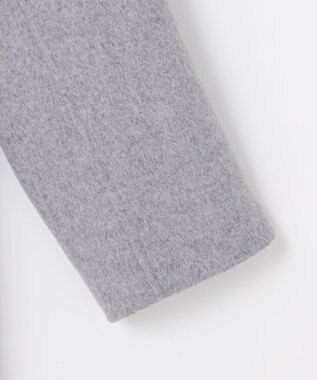 J.PRESS LADIES L ウールナイロンリバー テーラード コート ライトグレー系