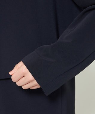 uncrave クールタッチツイル ショートジャケット ダークネイビー