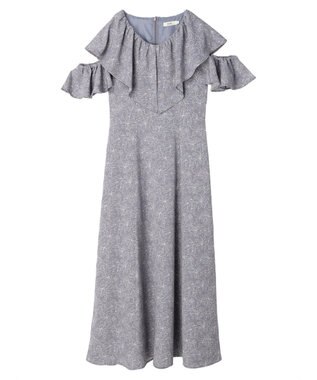 earth music&ecology ２ＷＡＹ　フリルスリーブワンピース Sax