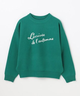 ANY 刺繍ロゴニット グリーン