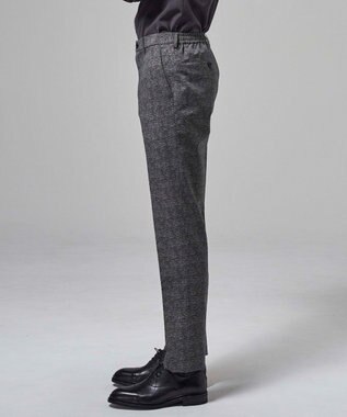 JOSEPH HOMME 新色【セットアップ対応 / 後ろウエストゴム仕様】クールドッツストレッチ　テーパードパンツ / CITY EASY ＜新色＞グレー系