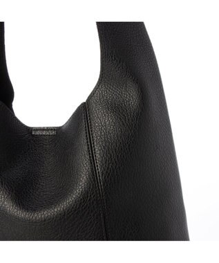 UNBILLION カシュカシュ cachecache / 厚手合皮ホーボーバッグ ブラック