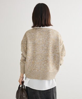 Green Parks ＭＩＸニットカーディガン Beige