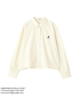 Green Parks GREENWICH POLO CLUB(TM)クロップドシャツ Yellow