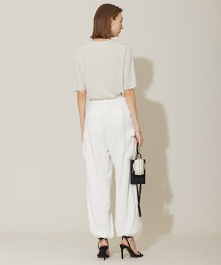 ICB 【WEB限定カラーあり・接触冷感・UVケア・洗える】 シンセティックハイゲージ 半袖ニット トープ系