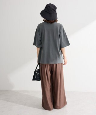 Green Parks ピグメントロゴＴシャツ Charcoal Gray