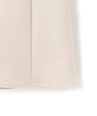 ICB L 【洗える】ミリオーネダンボールニット ペプラムブラウス トープ系