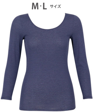 WACOAL あったかインナー 【ふんわりあったか】 8分袖 長袖 天綿オーガニックを使用 あたたかい ムレにくい しなやかでやわらかい 3Lまで対応 大きいサイズ レディース CLD310 /ワコール