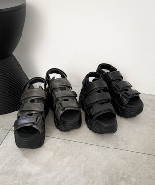 WEGO 厚底ボリュームスポサン ブラック