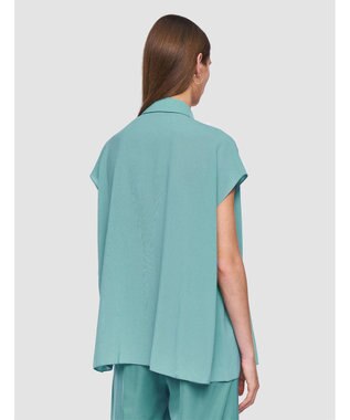 JOSEPH エアリープリッセ　ブラウス Lagoon