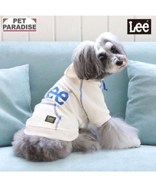PET PARADISE Lee ステッチパーカー 《ホワイト》 小型犬