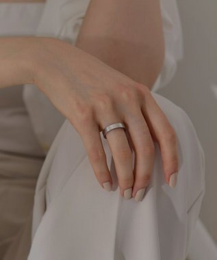 Phoebe 【金属アレルギー対応】フラットリング　シルバー シルバー