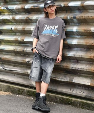 WEGO 【ユニセックス着用ITEM/SMLサイズ展開】ヴィンテージライクグラフィックT（SS） 柄7