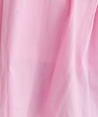 WEGO 着丈が選べる オーバーサイズ バンドカラー シャツ / ストライプ / 無地 ライトピンク