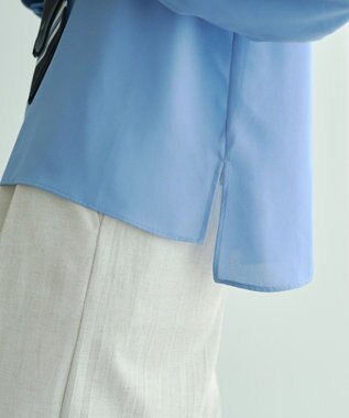 YECCA VECCA スカーフ付きブラウス Blue