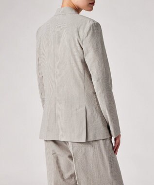 Paul Smith ストライプ シアサッカー ダブルブレスト ジャケット ベージュ