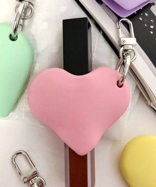 WEGO BIGハートリップチャームキーホルダー