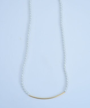 monshiro 【ヴィンテージパール】ラインバーグラスパール ネックレス