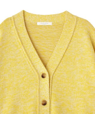 Green Parks ＭＩＸニットカーディガン Yellow