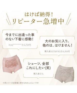 BRADELIS New York 【BRADELIS NewYork peace】綿混キャッチFITショーツ23 ブラデリス 補正下着 ヌーディピンク