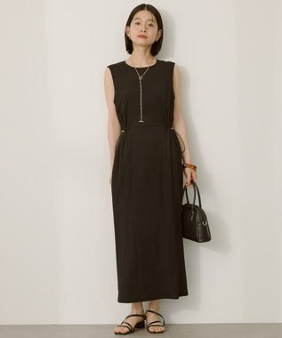 AMERICAN HOLIC バックホールドロストIラインワンピース【WEB限定カラー有り】 Black