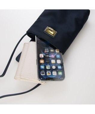 UNBILLION VERYコラボ ペルケ perche / 牛革フラップナイロンショルダーバッグ VERYコラボ ペルケ perche / 牛革フラップナイロンショルダーバッグ