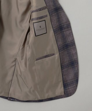 GOTAIRIKU 【DELFINO】シルクリネンライトツイード ジャケット ダークブラウン系4