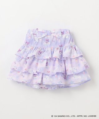 ANY KIDS 【サンリオキャラクターズ×any FAM】フリルショートパンツ ラベンダー×クロミ