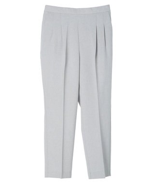 Green Parks 接触冷感　きれいシルエットパンツ（テーパード） Light Gray Mixture