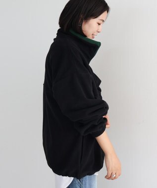 AMERICAN HOLIC Ｄｉｓｃｕｓ／ハーフＺＩＰフリースプルオーバー Black