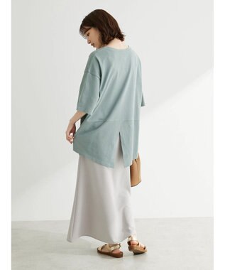 Green Parks バックスリットカットチュニック Mint