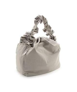 MioFIRANO DRAPE C001 ハンドバッグ 2WAY はっ水 LIGHT GRAY