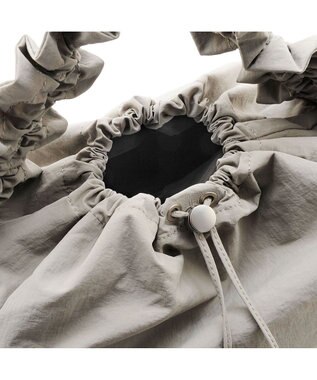 MioFIRANO DRAPE C001 ハンドバッグ 2WAY はっ水 LIGHT GRAY