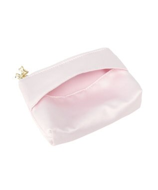 Maison de FLEUR サテンリボンティッシュケース Pink