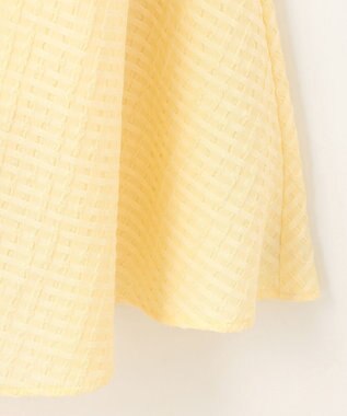 組曲 【WEB限定】ステッチストライプドビー ギャザースカート シェルイエロー系