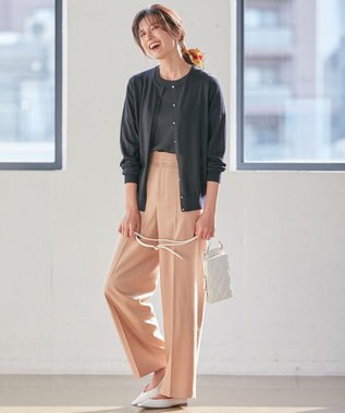 23区 【新色追加】キルティング スマホ ポシェット ホワイト系