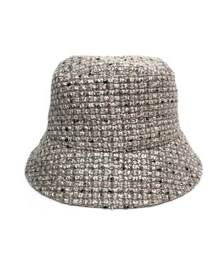 ATRENA ファンシーツイードバケット ベージュ