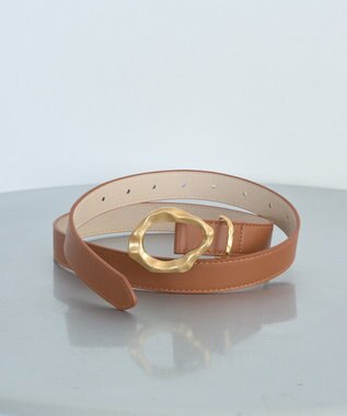 earth music&ecology ニュアンスバックルベルト Light Brown