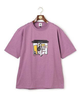 J.PRESS MEN 【AaronChang】【UNISEX】グラフィック Tシャツ パープル系