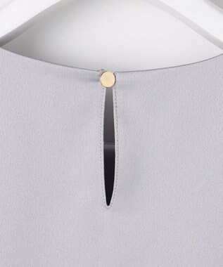 ANY SIS 【2WAY】サテン ブラウス ライトグレー