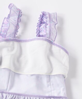 OP／FILA 【marie claire ENFANTS】フリルセパレート水着 パープル