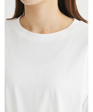 Green Parks ドロスト切替えドッキングカットプルオーバー Off White