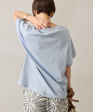 AMERICAN HOLIC 【接触冷感】スムースフレンチスリーブプルオーバー Blue