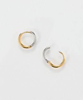 Phoebe <オンワード限定セット>【金属アレルギー対応】スリークハートネックレス×ワンタッチメタルコンビピアス/サージカルステンレス マルチ1